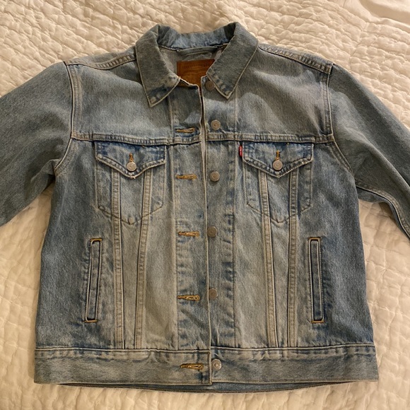 Levi’s Ex-Boyfriend Trucker Jacket Size Medium - Picture 6 of 8
